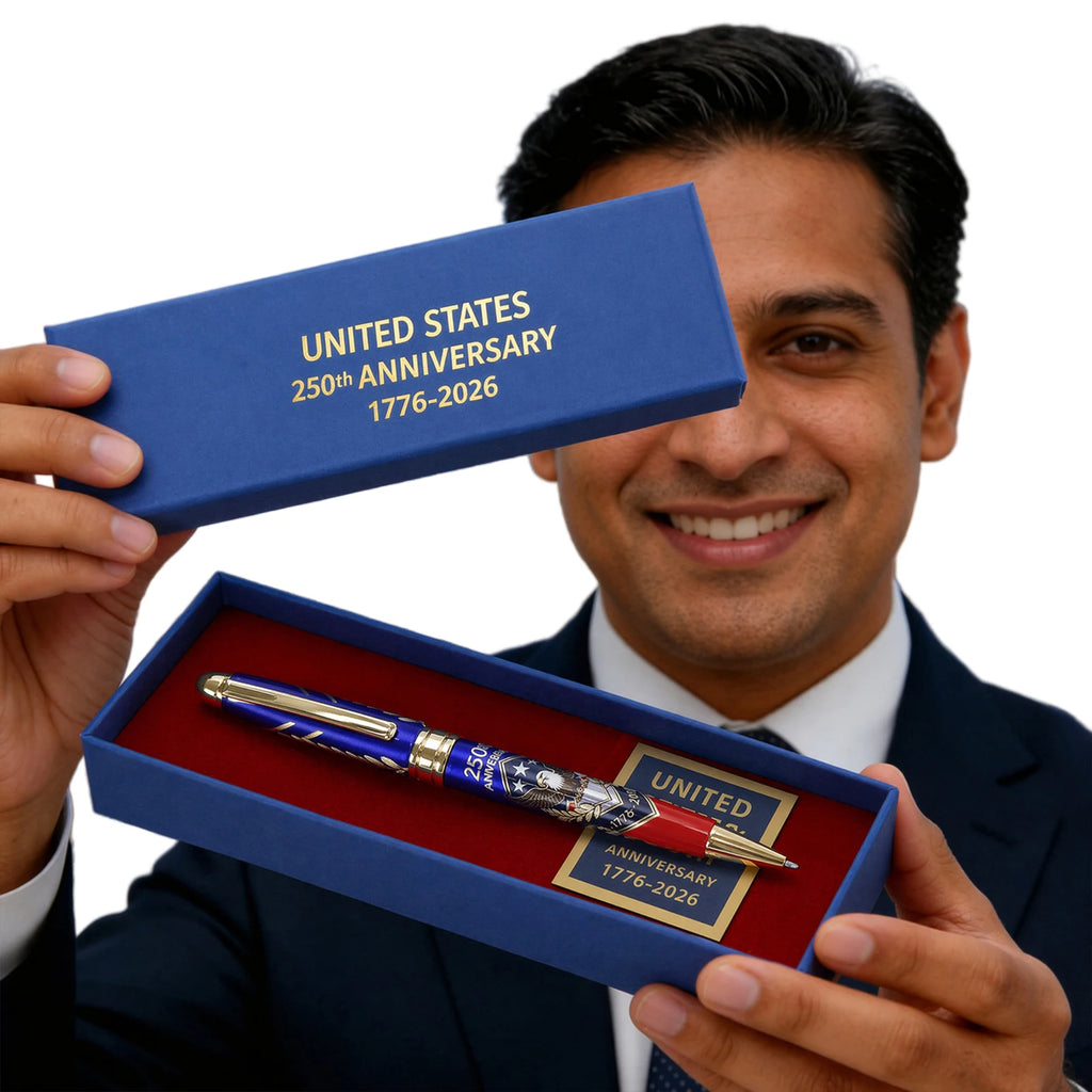 250th Anniversary Patriotic Commemorative Pen 1776–2026 Gift Commemorative Ballpoint Pen Nixie
