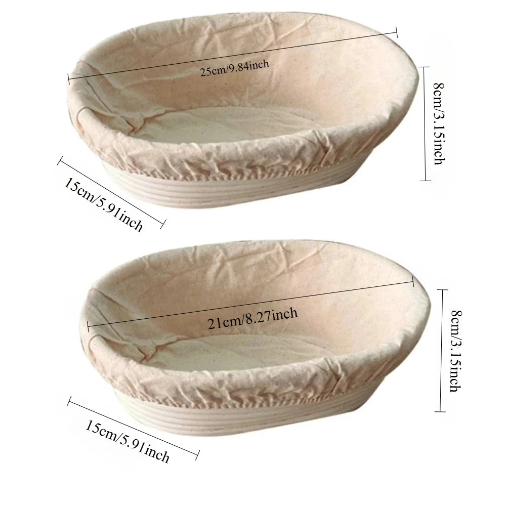 Sourdough Banneton Bread Proofing Basket – Natural Rattan
