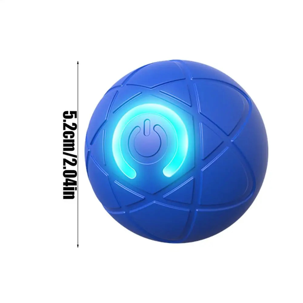 Interactive Auto-Rolling Dog Toy Ball – USB Rechargeable LED Interactive Dog Toy Nixie Blue