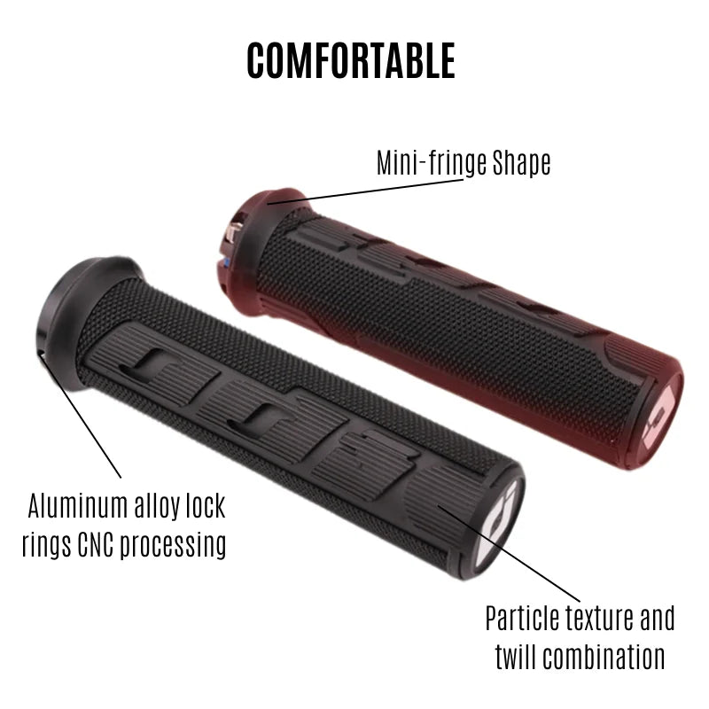 ODI Lock-On MTB Bike Grips – Non-Slip BMX Handlebar Grips Bicycle Handlebar Grips Nixie