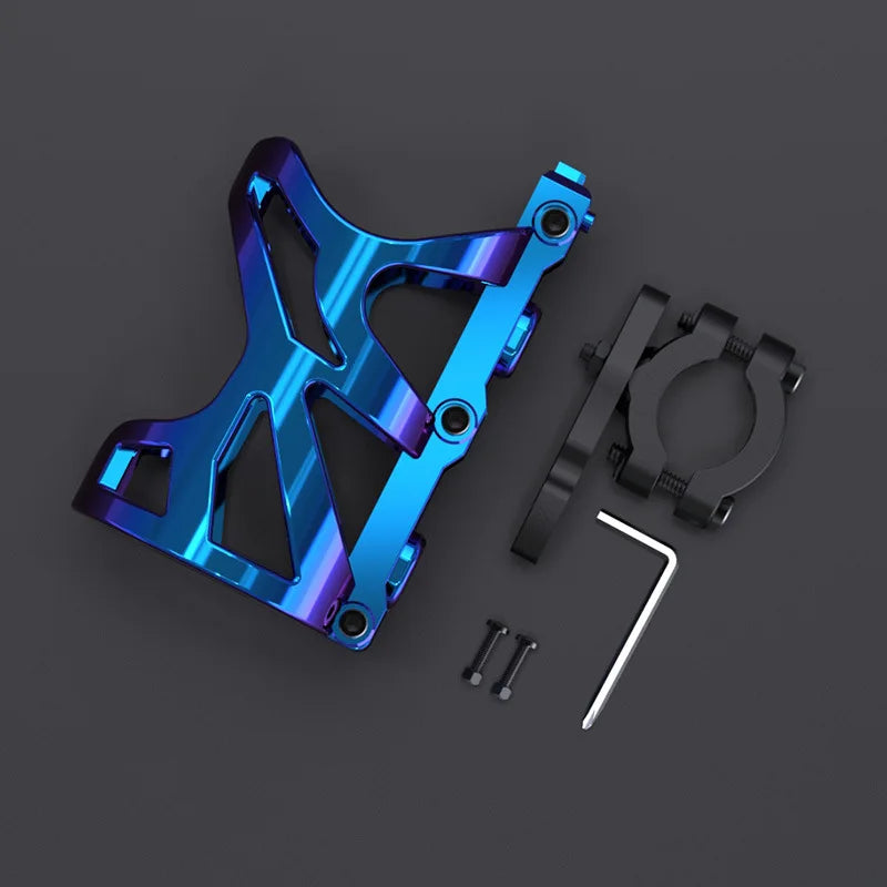 Bike & Motorcycle Handlebar Water Bottle Cage – ABS MTB Road Bike Bottle Cage Nixie Titanium Burnt