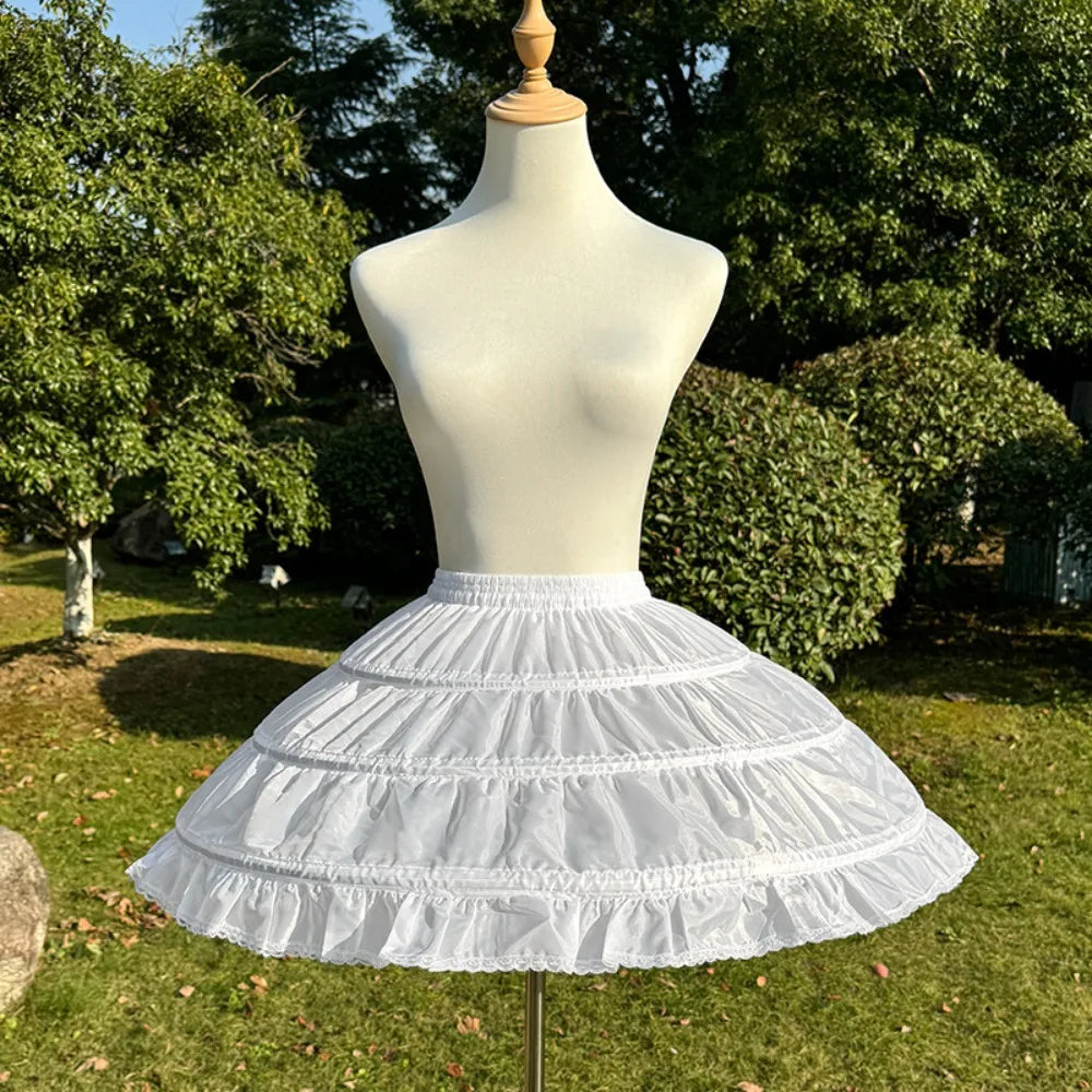 Lolita Hoop Petticoat White Crinoline Underskirt | Wedding & Cosplay Hoop Petticoat Nixie 40cm