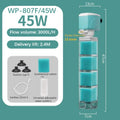 Aquarium Internal Sponge Filter – Oxygenation & Water Circulation Aquarium Sponge Filter Nixie WP-807F-45W