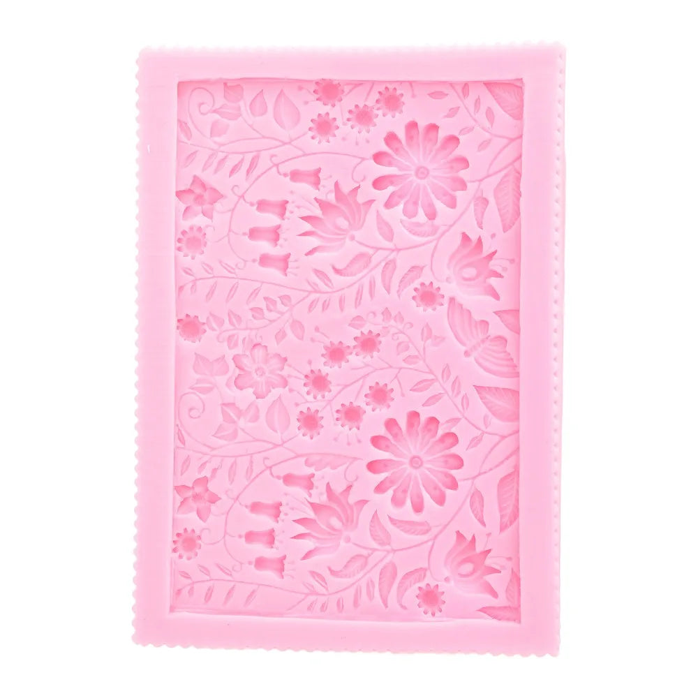 Food Grade Silicone Floral Fondant Mold – Non-Stick & Easy Clean Silicone Baking Mold Nixie