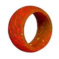 Resin Glow Ring Luminous Band Sizes 7-11 | Men & Women Novelty Glow Ring Nixie 7 Orange
