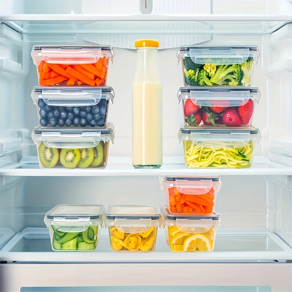 8-Piece Airtight Food Storage Containers – Microwave & Fridge Safe Food Storage Containers Nixie