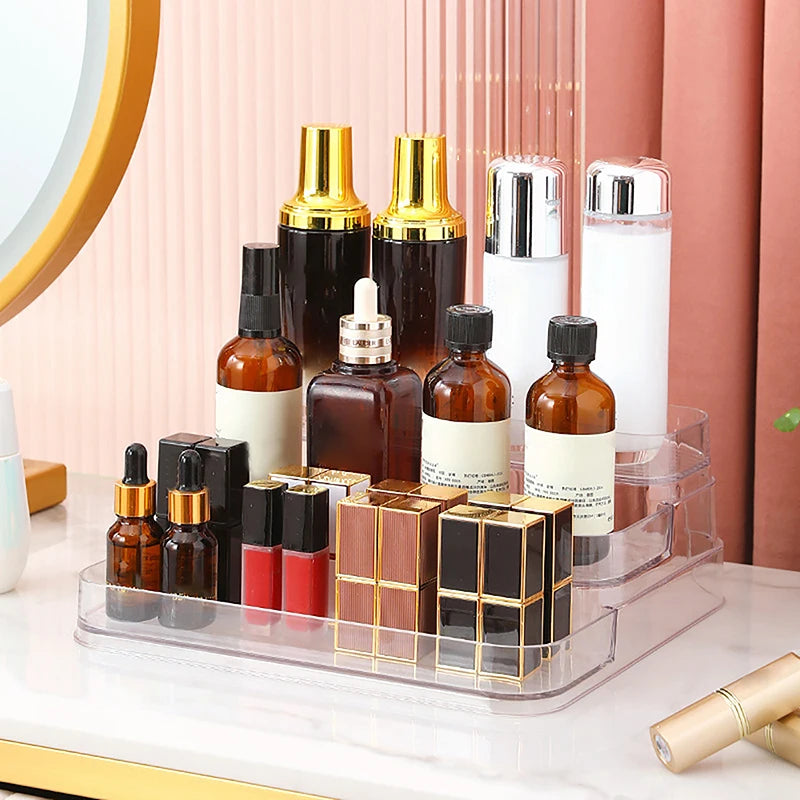 3-Tier Desktop Organizer Shelf for Perfume, Cosmetics & Spices Desktop Organizer Shelf Nixie