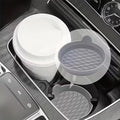 2-Piece Silicone Car Cup Holder Coasters – Non-Slip, Heat-Resistant Car Cup Holder Coasters Nixie 2Pcs-GRAY