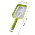 Green Portable Pool Skimmer Net with Detachable Handle