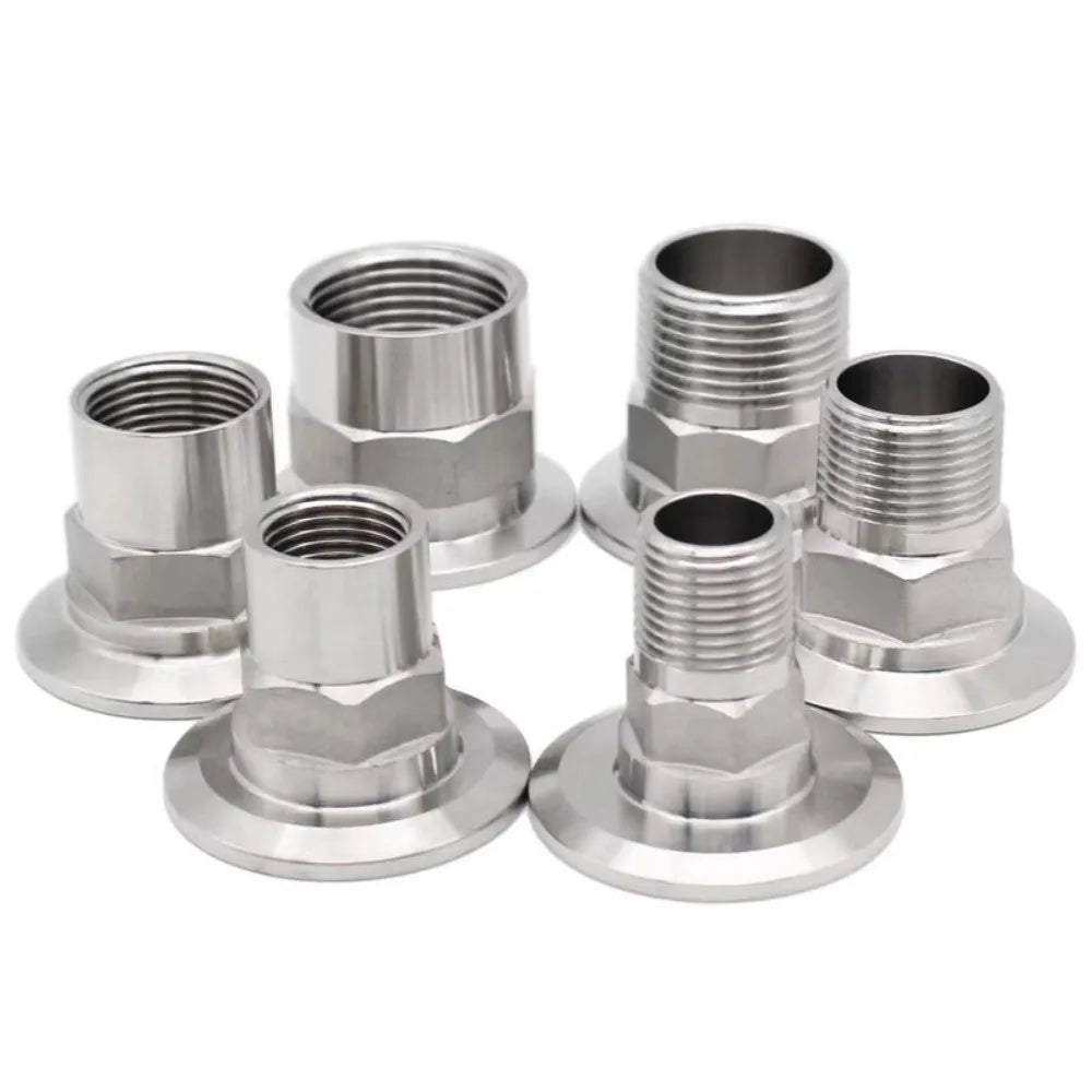 SS304 Stainless Steel Internal Thread Ferrule Clamp Fitting DN8-DN50 Pipe Ferrule Fitting Nixie
