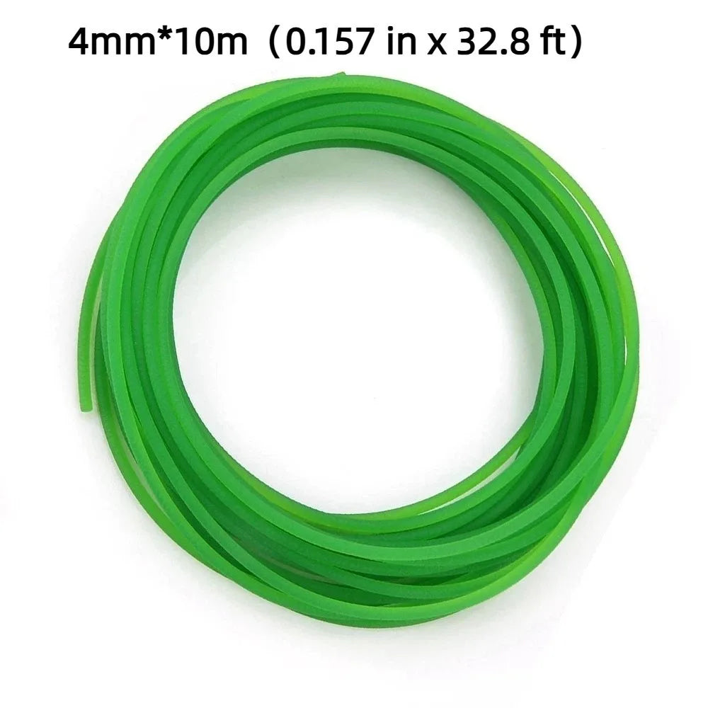 PU Round Drive Belt 4mm 10m – Green Polyurethane Belting Round Drive Belt Nixie