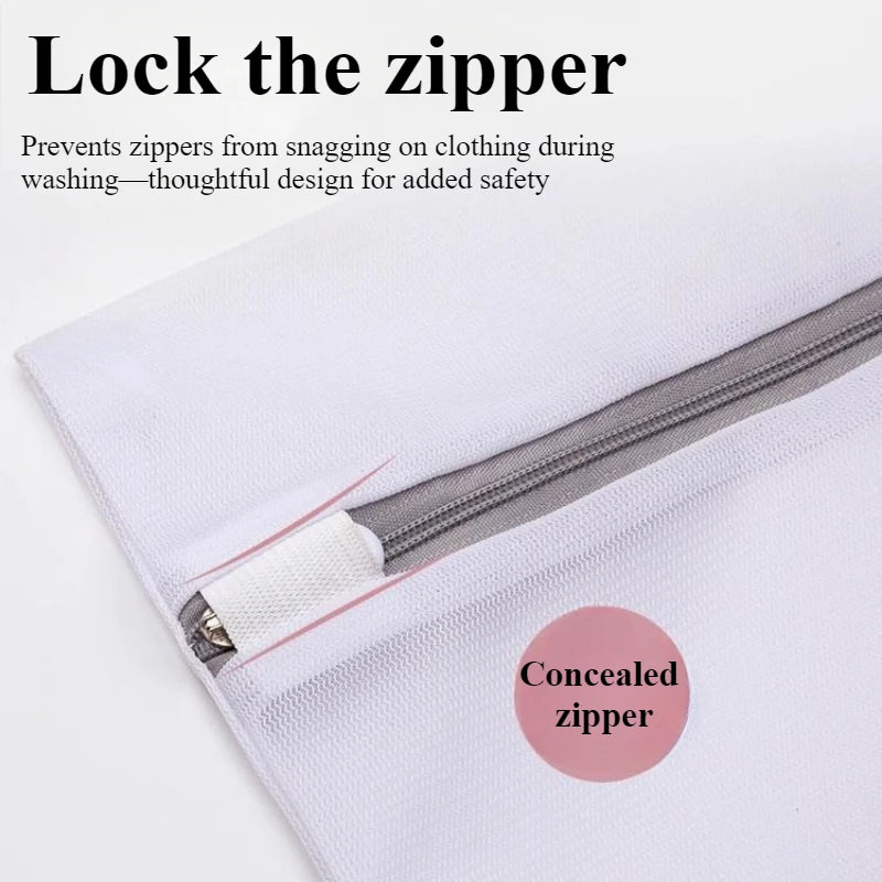 Anti-Tangle Mesh Laundry Bags 2PCS – Delicate Wash Protector