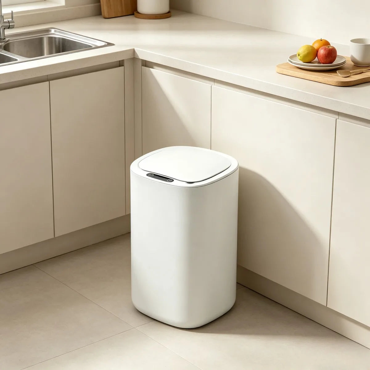 12L Touchless Smart Sensor Trash Can – Auto Open, Waterproof