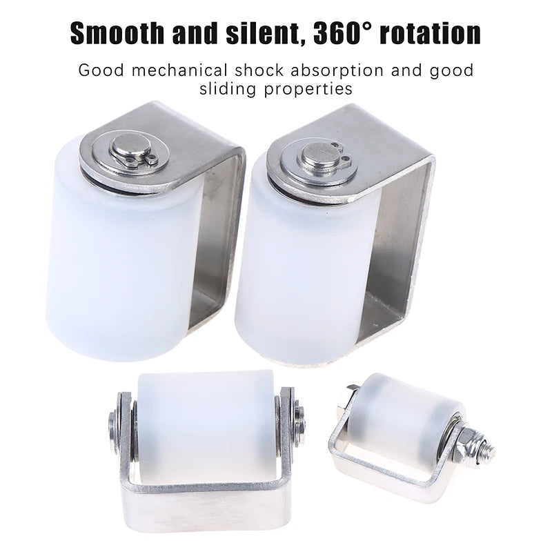 Stainless Steel Nylon Bearing Door Pulley Positioning Roller Door Pulley Roller Nixie