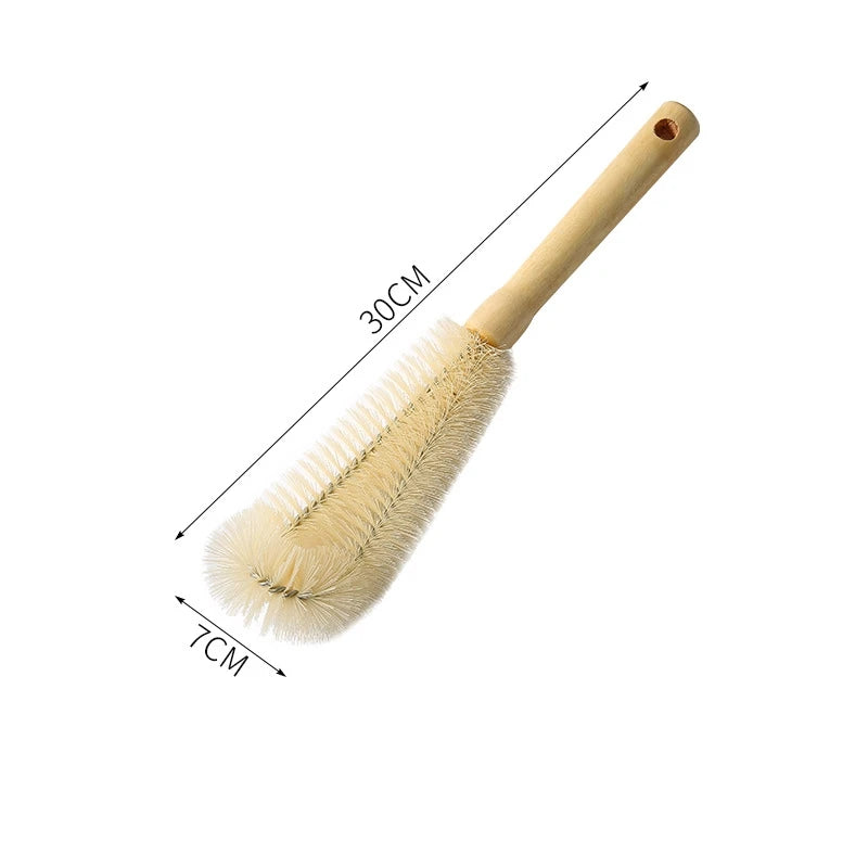 Long Handle Cup Brush – Nylon Bottle & Glass Scrubber