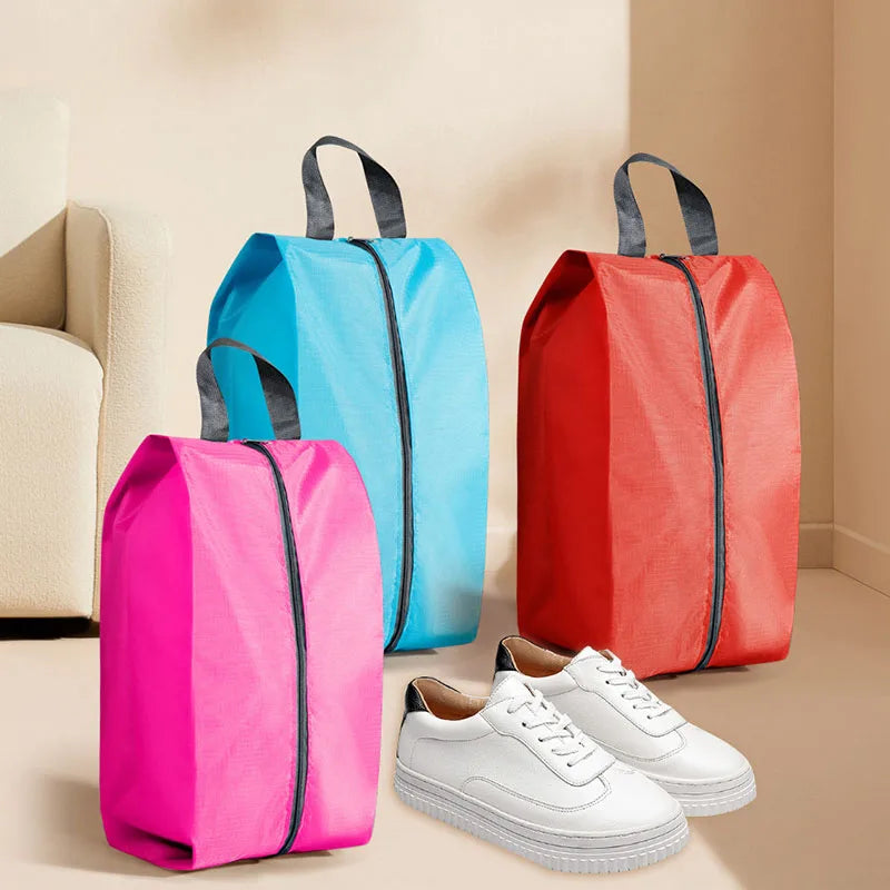 Waterproof Shoe Storage Bag | Nylon, Zipper, Travel & Home