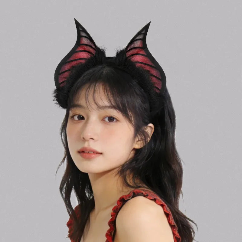 Bat Beast Ears Headband – Halloween Costume Accessory Costume Headband Nixie