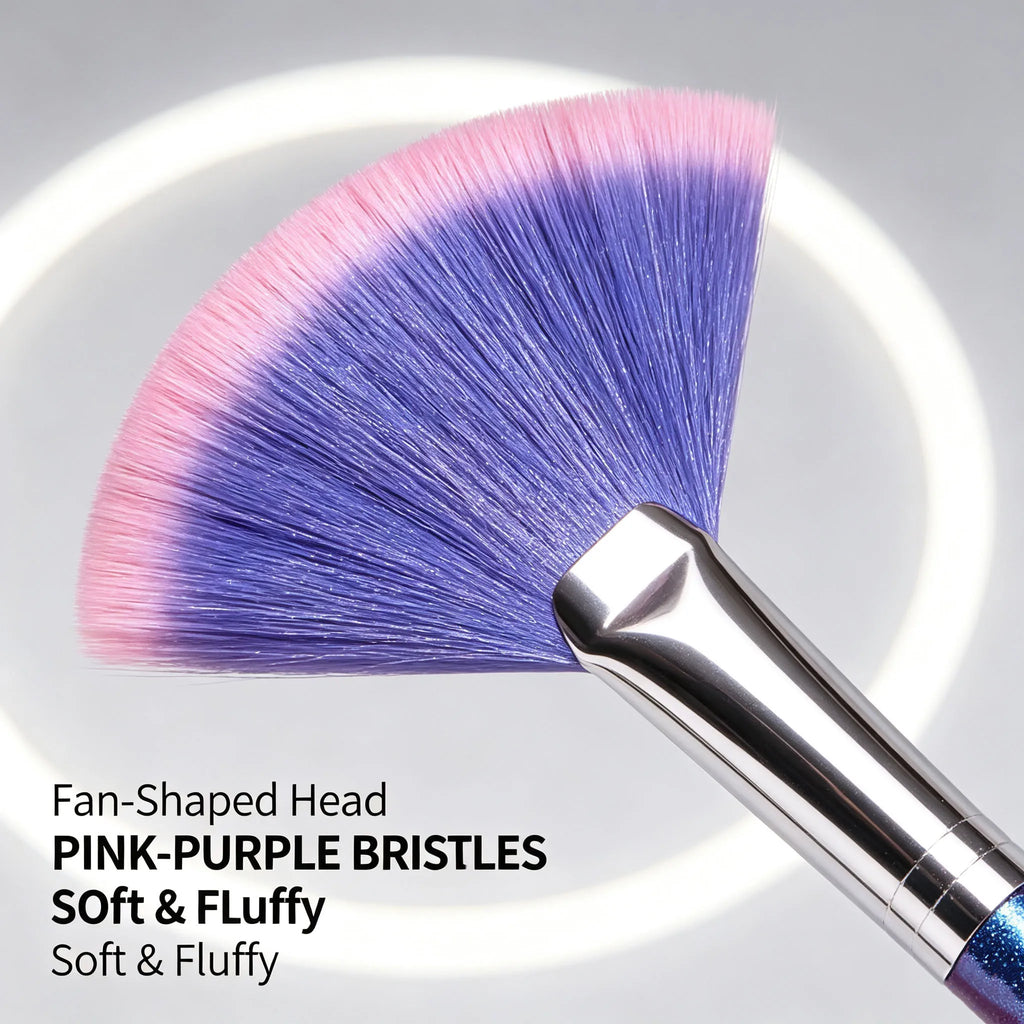 Fan Makeup Brush – Soft Wool Fiber Face Mask Cosmetic Brush Makeup Brush Nixie
