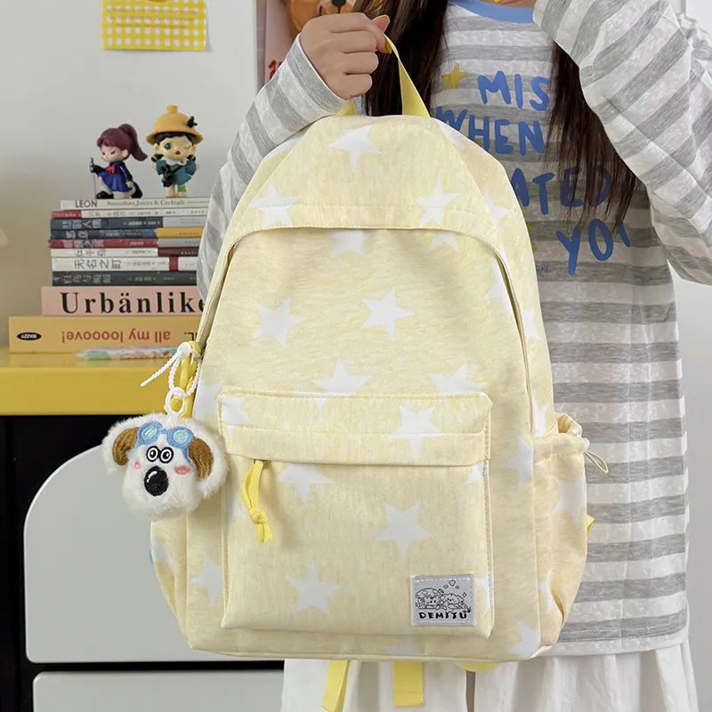 Korean Minimalist Starry Backpack – Lightweight School Bag School Backpack Nixie