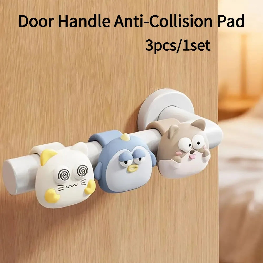 Silicone Door Handle Bumper Pad – Cartoon Anti-Shock Door Stopper Door Stopper Bumper Nixie