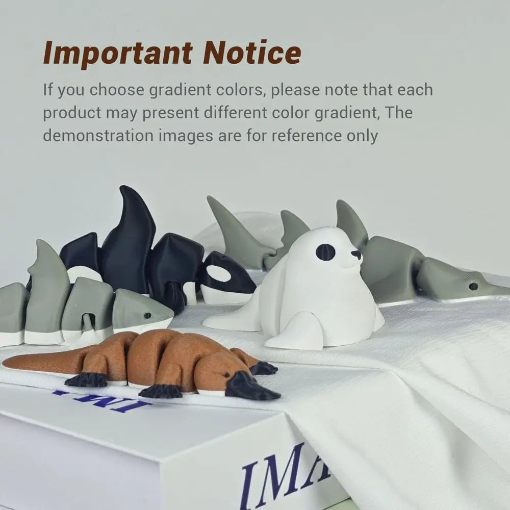 3D Printed Articulated Mini Animal Fidget Toy – Desk Decor Articulated Fidget Toy Nixie