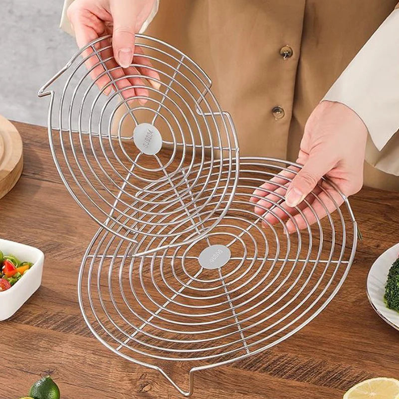 Stainless Steel Steamer Rack – Multifunction Steaming Tray