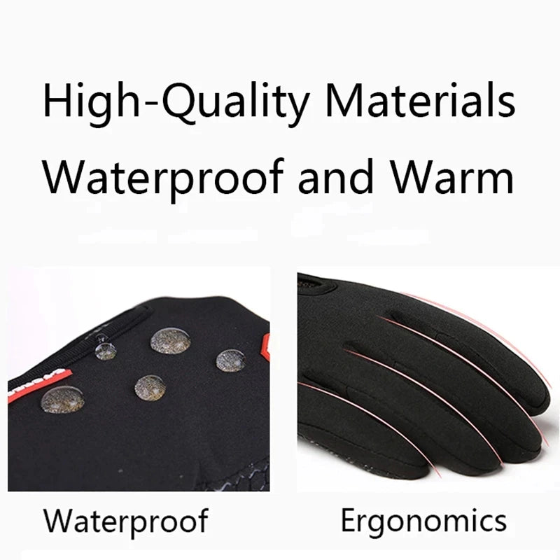 Touch Screen Non-Slip Fleece Outdoor Riding Gloves Outdoor Riding Gloves Nixie