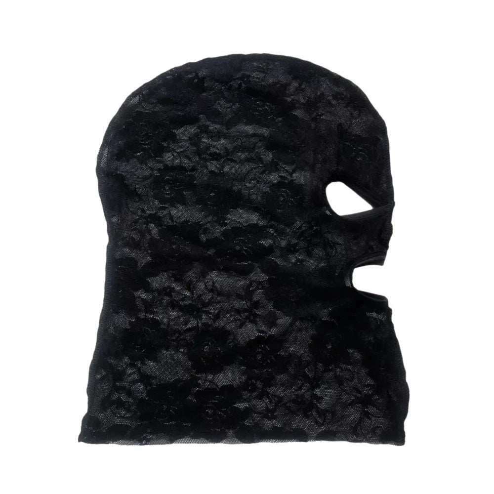 Lace Masquerade Mask – See-Through Halloween Cosplay Party