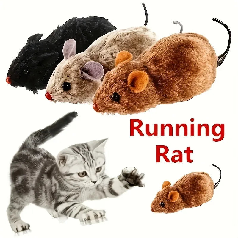 Lifelike Plush Mouse Toy for Cats, Dogs & Kids – Random Color Plush Pet Toy Nixie