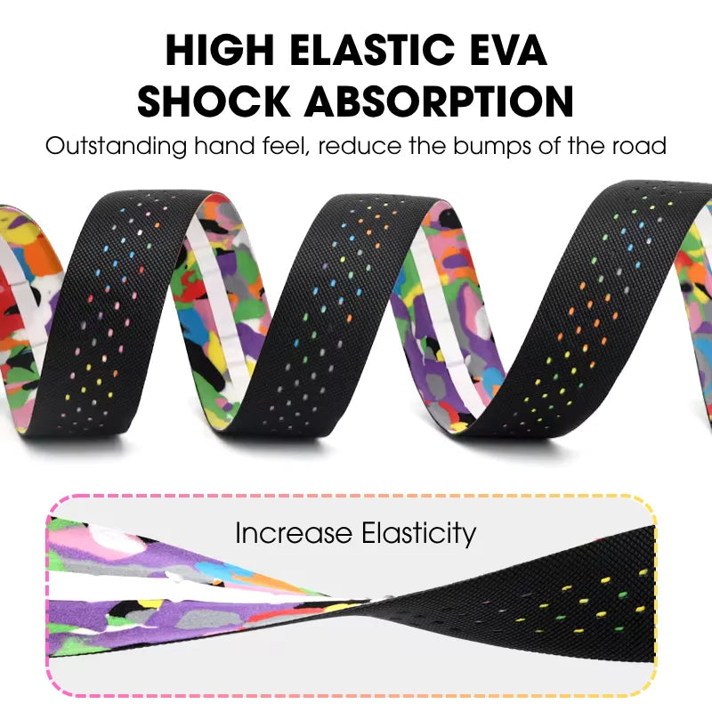 Road Bike Handlebar Tape Anti-Slip PU+EVA Cycling Bar Wrap Bike Handlebar Tape Nixie