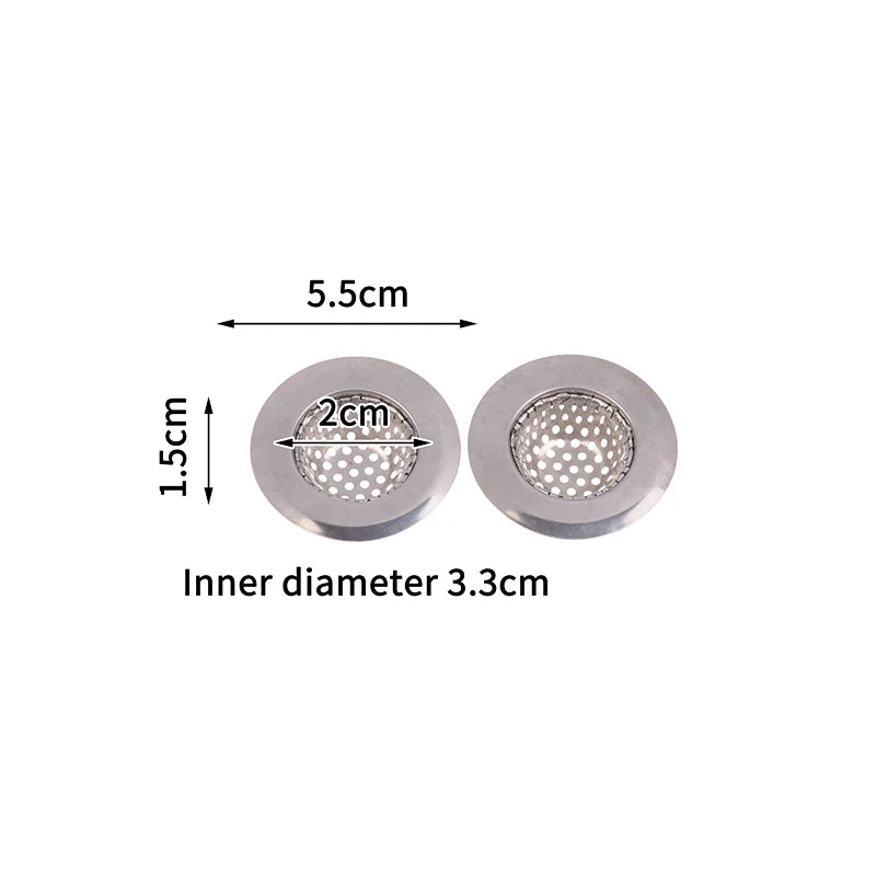 Stainless Steel Sink Strainer & Shower Hair Catcher Stopper Drain Strainer Nixie A1