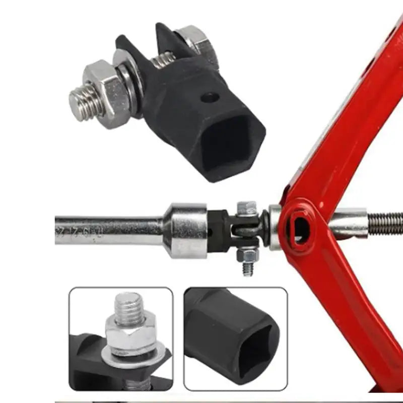 1/2" Scissor Jack Adapter Steel Drill Wrench Car Jack Tool Jack Adapter Tool Nixie