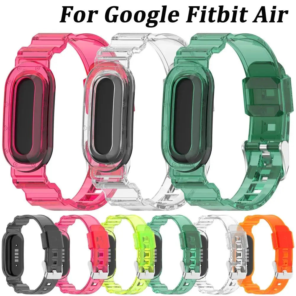 TPU Loop Watch Band for Fitbit Air – Transparent & Breathable Watch Band Strap Nixie