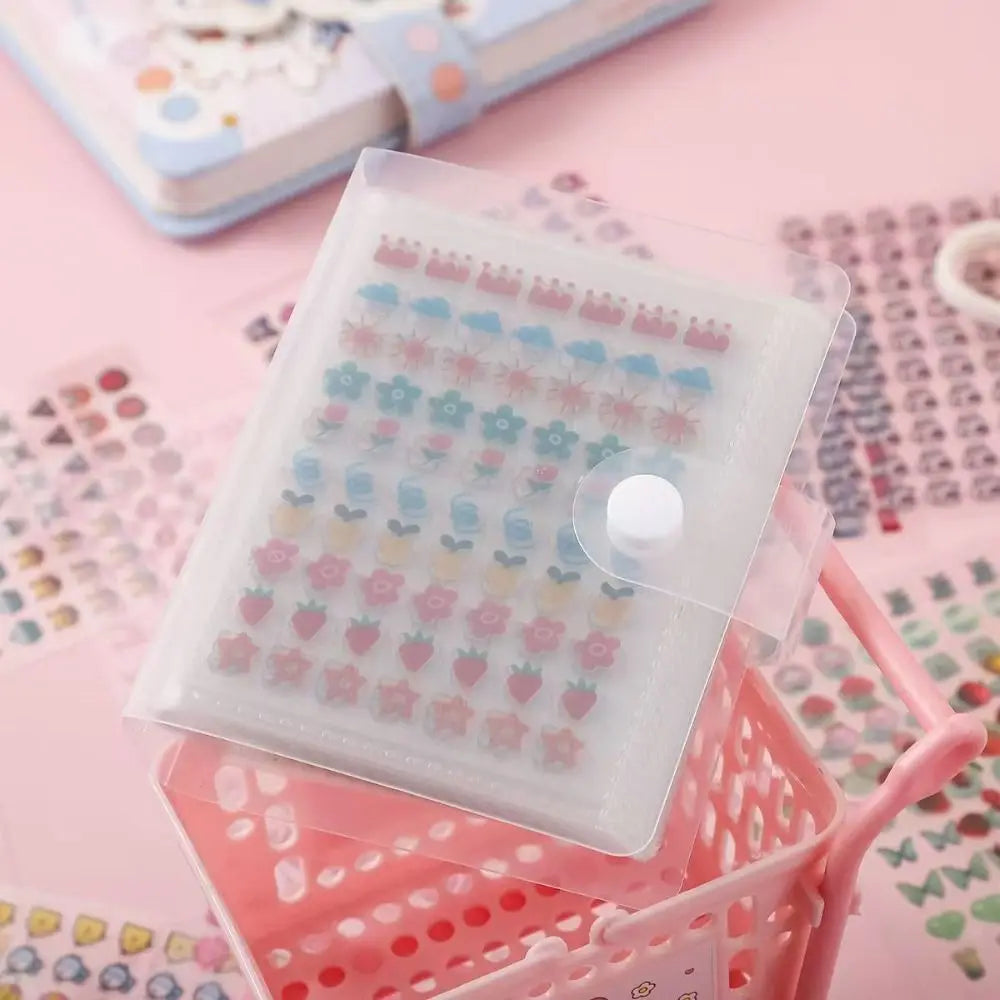 32/60 Slot Nail Sticker Album – Transparent Sticker Organizer Nail Sticker Organizer Nixie