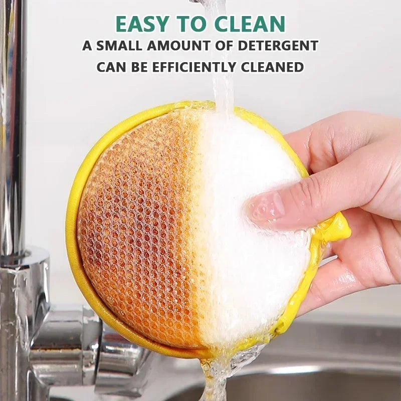 Double-Sided Reusable Dishwashing Magic Sponge | Kitchen Scrubber Dishwashing Sponge Nixie
