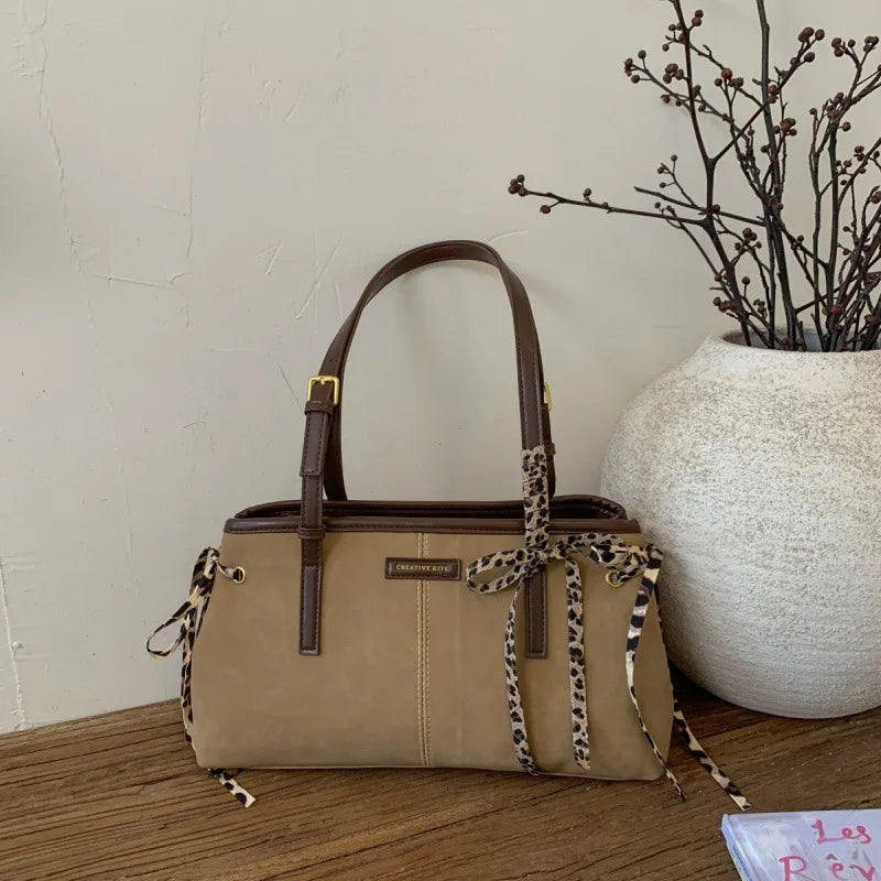 Nixie Retro Underarm Bag – Women's Maillard Shoulder Tote Women's Shoulder Bag Nixie BB-646-Khaki Extra Large