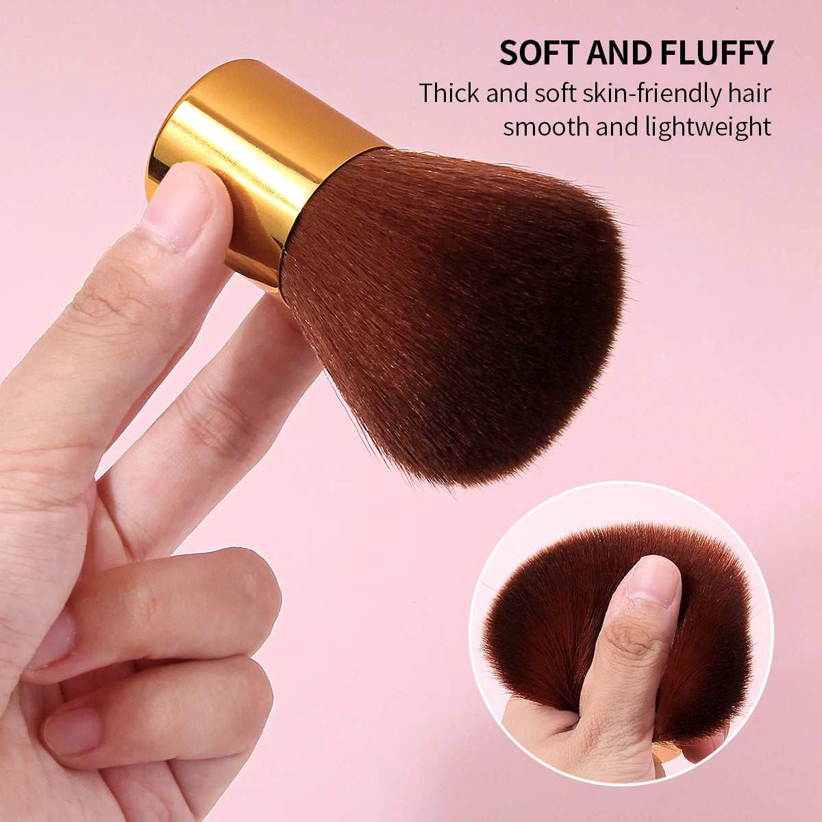 Nixie Large Head Powder Makeup Brush – Blush & Bronzer Powder Makeup Brush Nixie Default Title