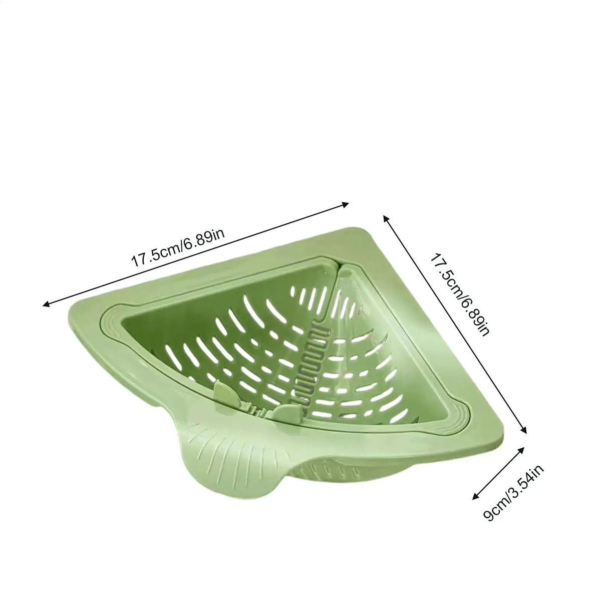 Magnetic Corner Sink Drain Strainer & Sponge Holder