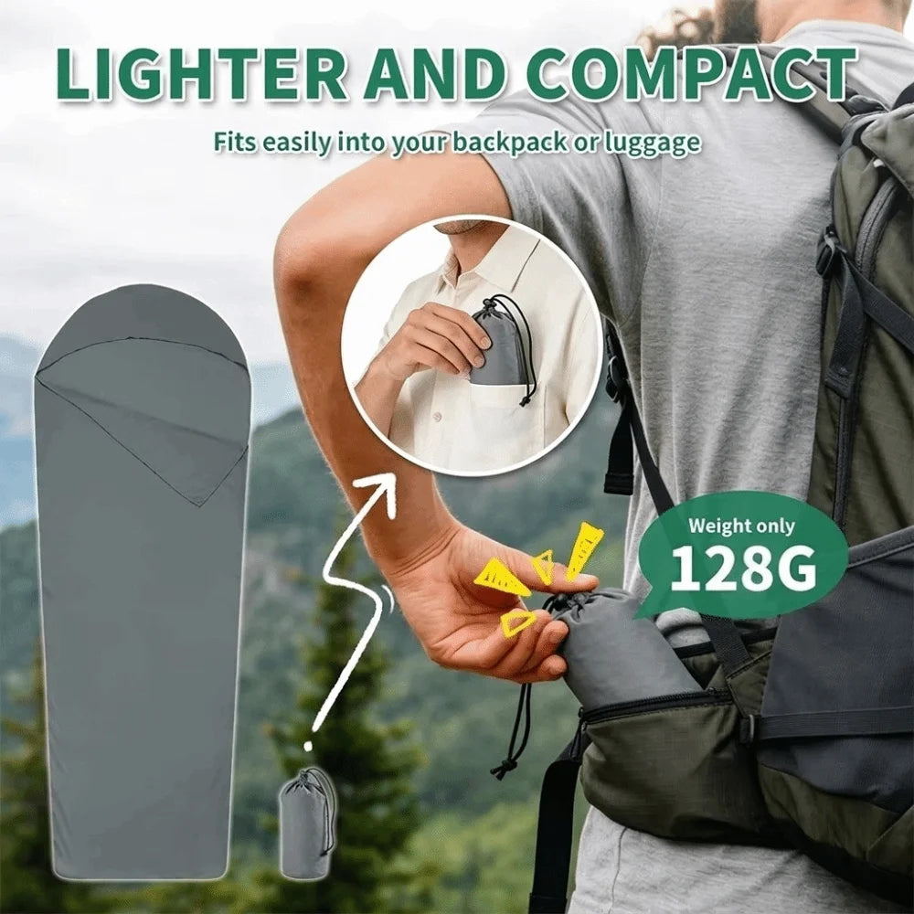 Ultralight Nylon Sleeping Bag Liner – Single Size Camping Sheet Sleeping Bag Liner Nixie