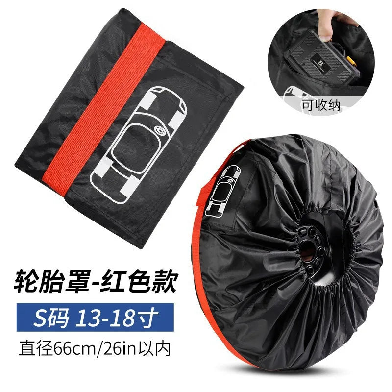 Spare Tire Cover Storage Bag | Polyester Carry Tote 13–23" Spare Tire Bag Nixie 1 piece 3