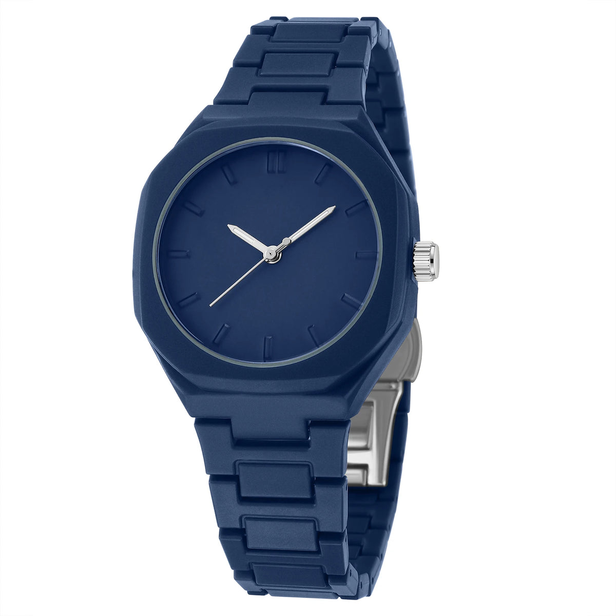 REBIRTH Women's Square Quartz Watch – Casual Daily Wear Women's Quartz Watch Nixie Blue