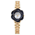 Timetti Camellia 3D Quartz Watch – Light Luxury Gift Women's Quartz Watch Nixie Gold