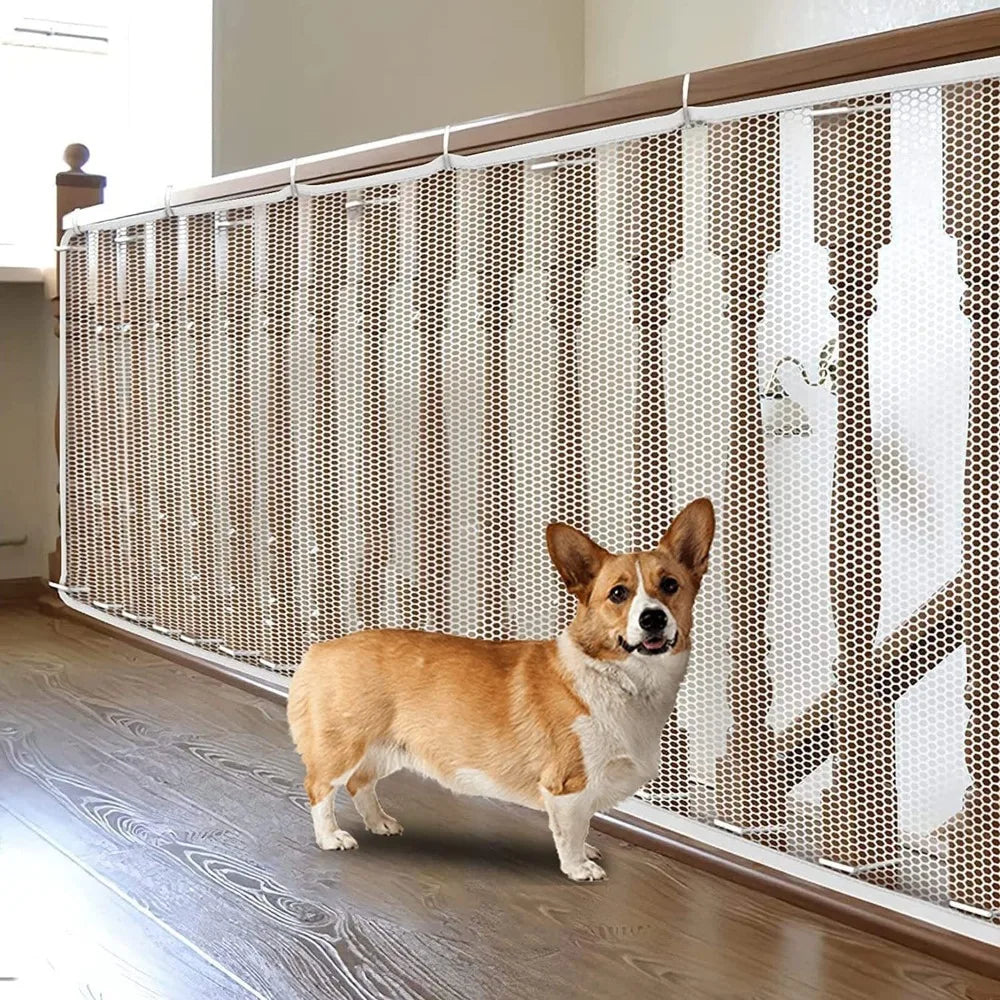 Kids & Pet Safety Net – Stair Balcony Railing Guard 2M/3M Child Safety Net Nixie