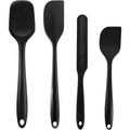 4-Piece Silicone Cooking Utensil Set – Heat-Resistant Spatulas Silicone Spatula Set Nixie black