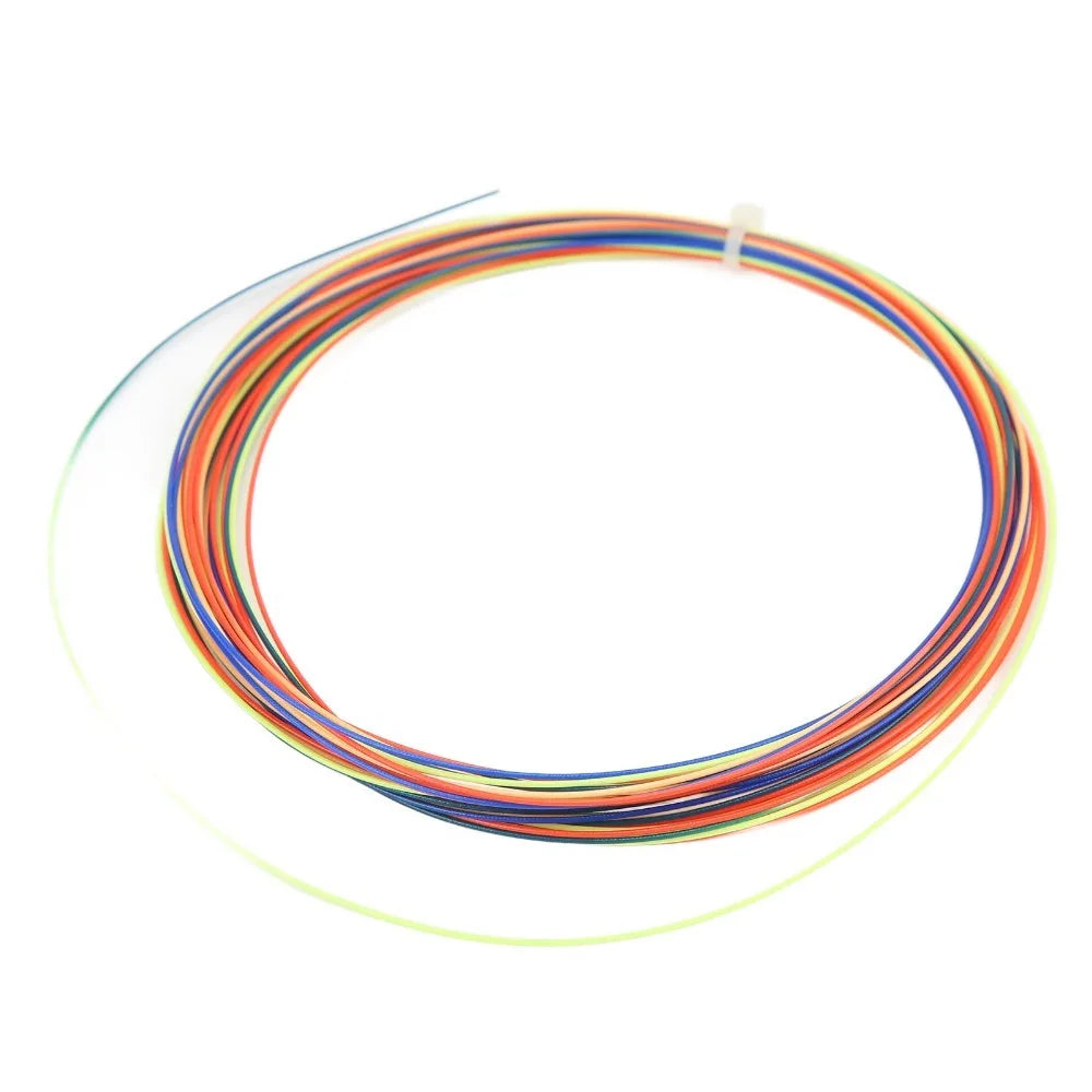 Rainbow Nylon Badminton String 10m 22-32lbs – 5 Pack Badminton Racket String Nixie Rainbow
