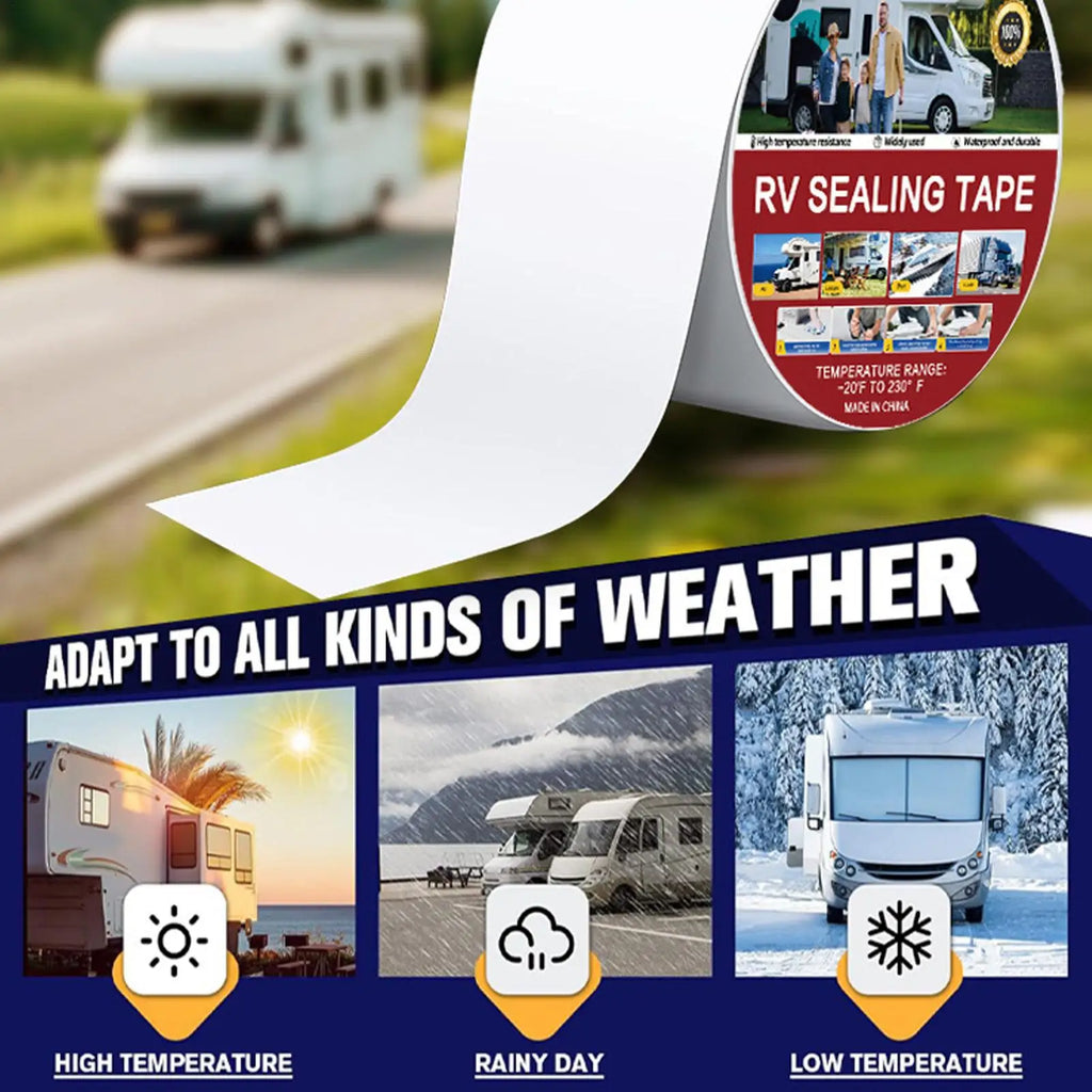 RV Roof Butyl Tape – Waterproof Motorhome Leak Repair Seal RV Repair Tape Nixie