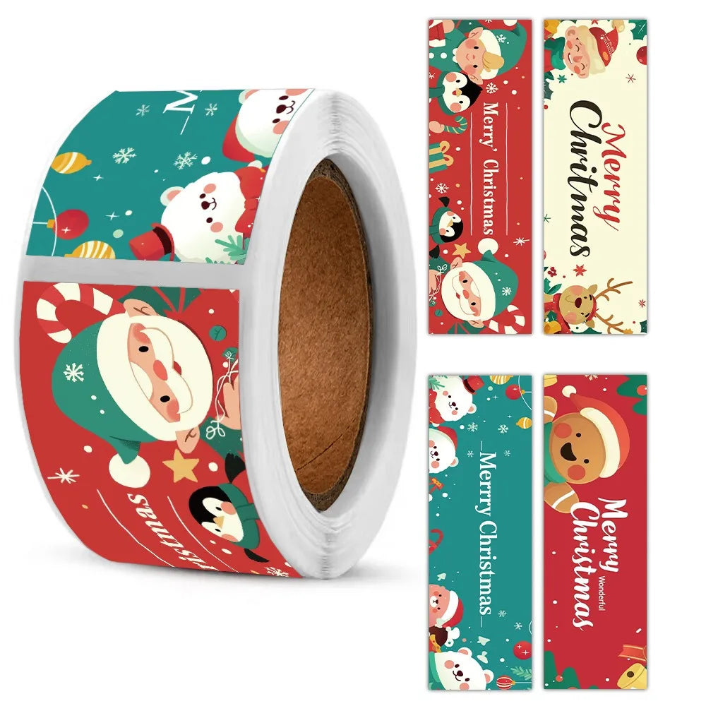 120 Christmas Stickers – Santa, Snowman & Xmas Tree Decals Holiday Stickers Nixie 1600*900*700MM B