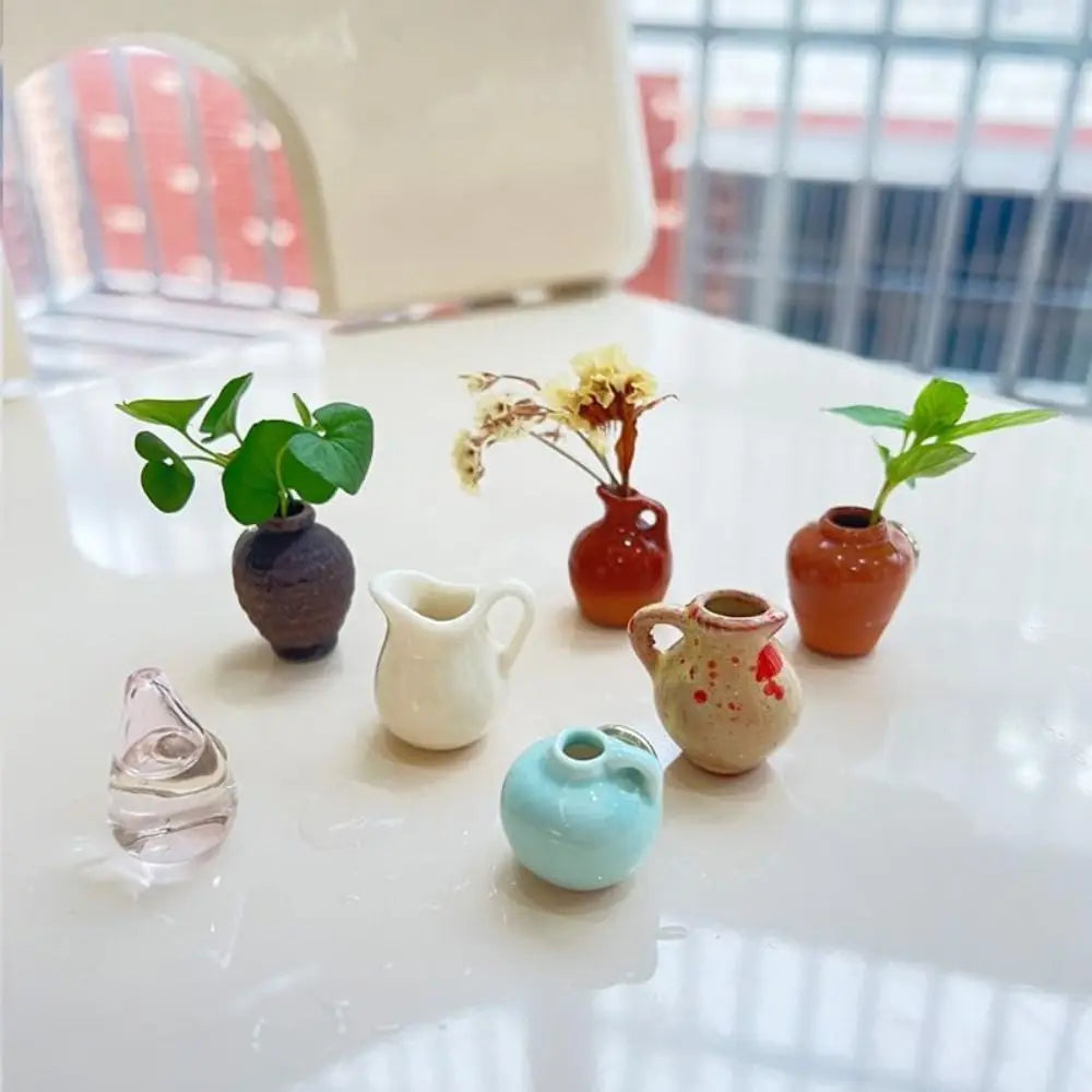 Ceramic Mini Vase Fridge Magnets – Decorative Plant Whiteboard Magnet