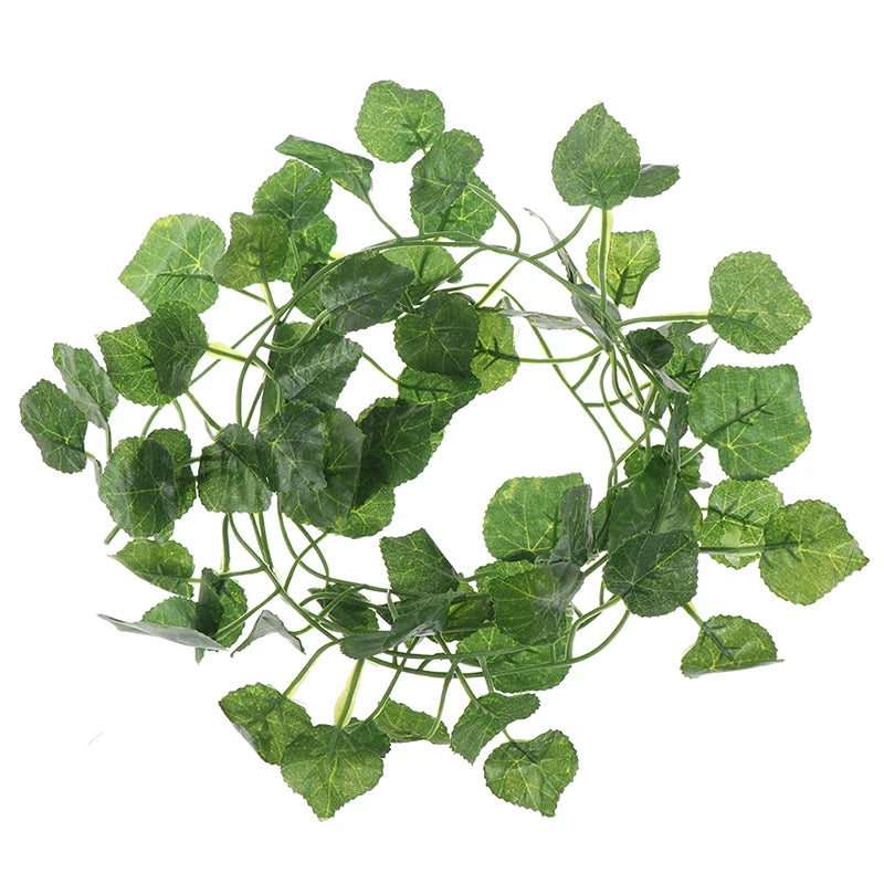 2m Artificial Vine Green Leaf Hanging Wall Decor – Home & Party Artificial Hanging Vine Nixie one size