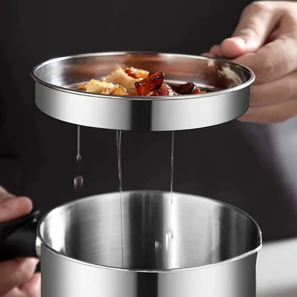 Stainless Steel Oil Filter Cup – Leak-Proof Storage Bottle Oil Storage Bottle Nixie
